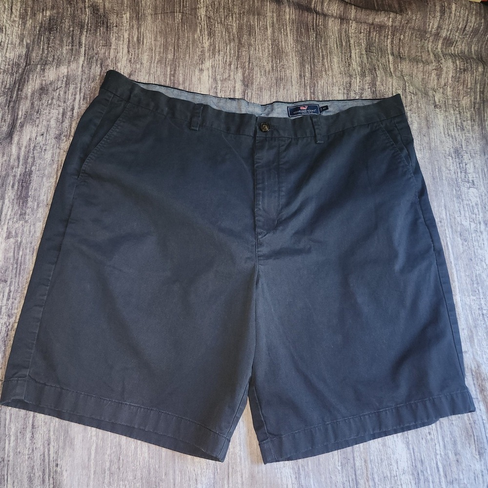 Vineyard Vines Mens Breaker 9" Shorts Size 42 Navy Blue Casual Classic Fit